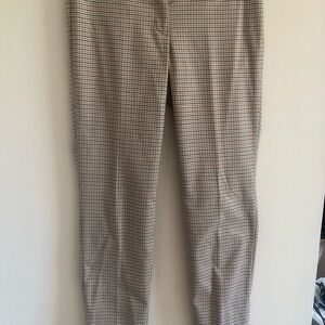 Talbots Signature Plaid Slacks Size 4